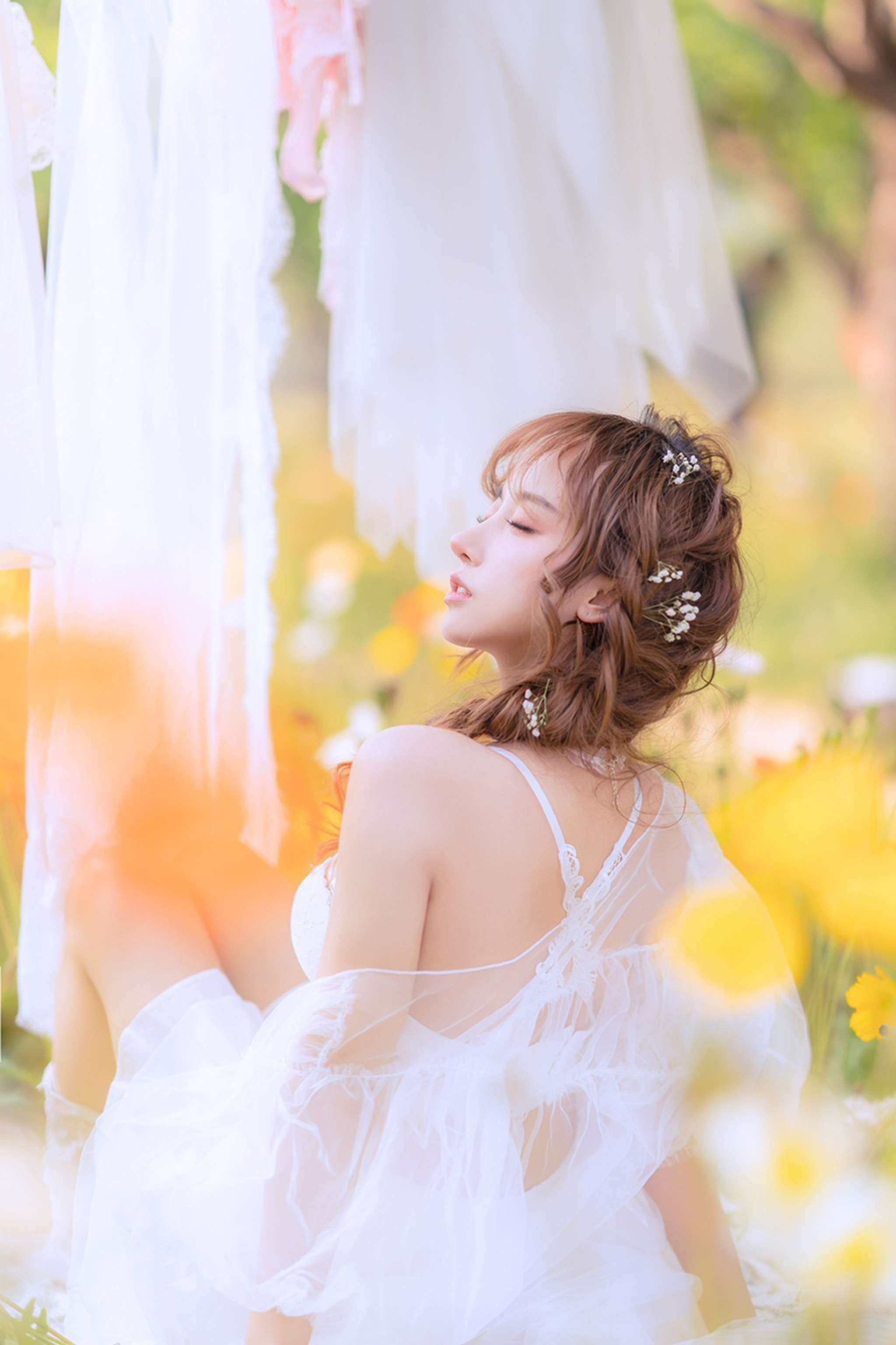 图片[1]-过期米线线喵 – NO.122 夏日限定 – 晒衣服 [41P]-XikXak
